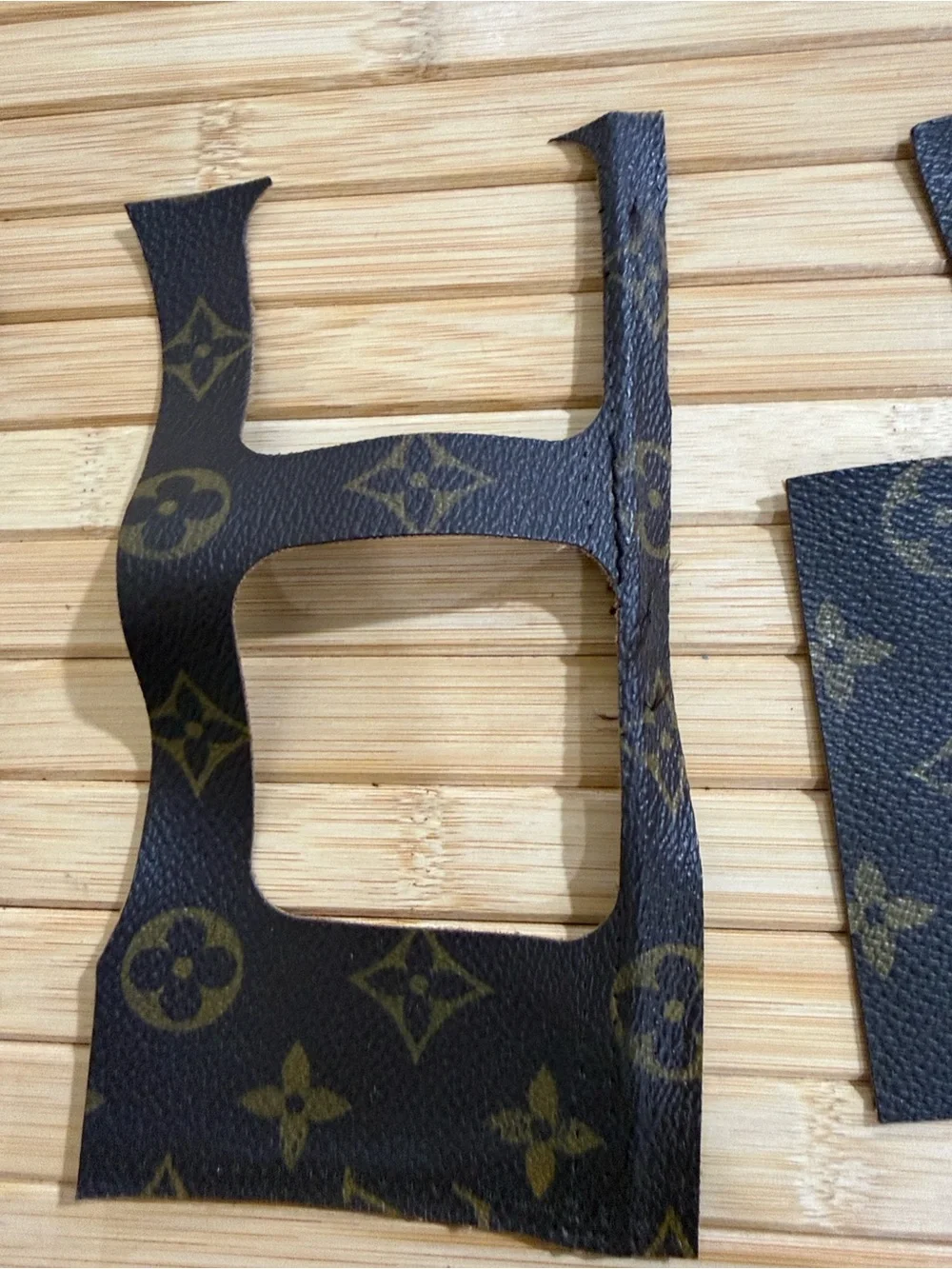 Authentic Louis Vuitton Monogram project Cut pieces Leather 10 piece